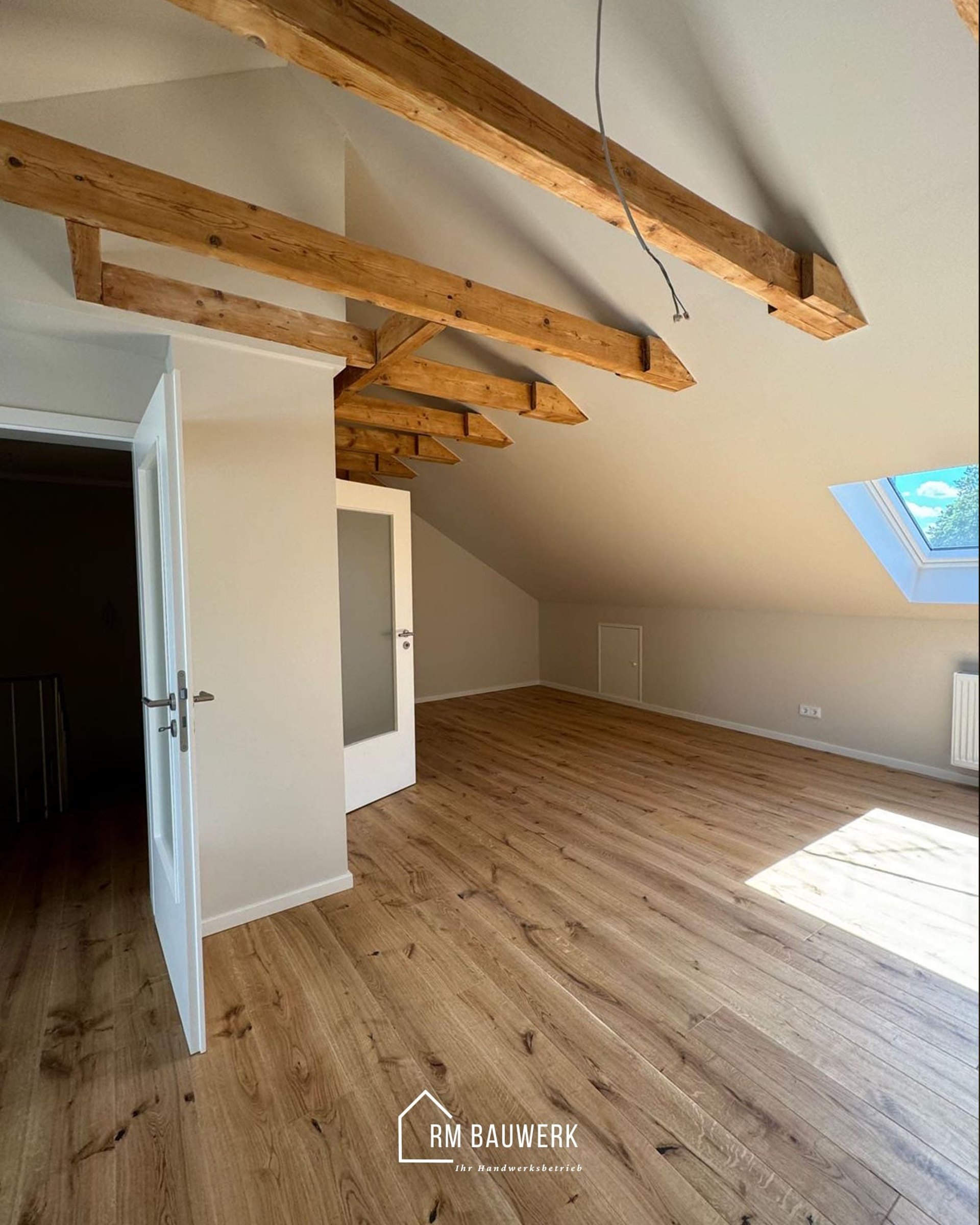 Nachher: Dachausbau modern